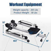Load image into Gallery viewer, Goplus Hydraulic Rowing Machine