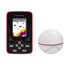 Load image into Gallery viewer, Keenso Wireless Sonar Fish Finder, Portable Handheld Depth Finder with 2.6 Inch Color Screen, 125KHz Smart Ultrasonic Technology for Kayak Boat Fishing (125KHz F13)