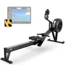 Load image into Gallery viewer, PASYOU Air Rowing Machine for Home,10-Level Resistance 350lbs Rower Machine,Foldable Row Machines Commercial with 54in Rail and Bluetooth Backlit Monitor, Adjustable Tablet Holder PR70