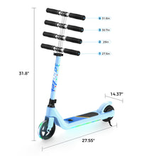 Load image into Gallery viewer, Electric Scooter is Suitable for Children Aged 6-9, Electric Scooter for Kids, 4 Height Adjustable Scooter