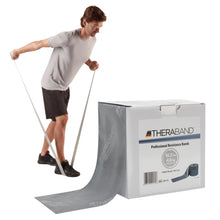 Load image into Gallery viewer, THERABAND Resistance Band, Silver, Super Heavy, 50-Yard Roll, Elastic Band for Strength-Silver