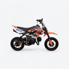 Load image into Gallery viewer, 70cc Dirt Bike for Kids - Semi Automatic Adult Mini Bike Gas Powered Motorcycle, Orange