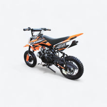 Load image into Gallery viewer, 70cc Dirt Bike for Kids - Semi Automatic Adult Mini Bike Gas Powered Motorcycle, Orange