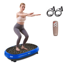 Load image into Gallery viewer, EILISON FitMaxx 3D XL Vibration Plate Exercise Machine - Whole Body Workout Vibration Platform w/Loop Bands - Lymphatic Drainage Machine for Weight Loss, Shaping, Recovery (Fitmaxx Blue)