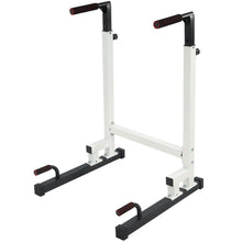 Load image into Gallery viewer, BalanceFrom Multi-Function Dip Stand Dip Station Dip bar - White
