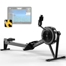 Load image into Gallery viewer, PASYOU Air Rowing Machine for Home,10-Level Resistance 350lbs Rower Machine,Foldable Row Machines Commercial with 54in Rail and Bluetooth Backlit Monitor, Adjustable Tablet Holder PR70