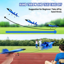 Load image into Gallery viewer, F-22 Raptor Fighter RC Airplane Remote Control Airplane Toys 2.4 GHZ Smart 6-axis Gyro