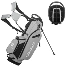 Load image into Gallery viewer, LOVACE 14-Way Golf Stand Bag, Lightweight Golf Bag with Stand for Men and Women (Grey)