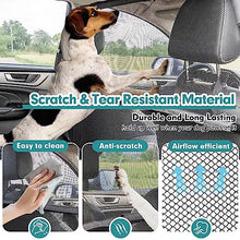 Load image into Gallery viewer, Dog Car Barrier Escape-Proof, 50" Wide Car Divider for 2nd 3rd Row Seats & Cargo Area, Durable Back Seat Car Gate Trunk Barrier with See Through Net Mesh for Small Trucks & SUV & Mid-Sized Vehicle