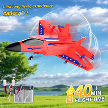 Load image into Gallery viewer, Fremego F-22 Raptor RC Plane 2.4GHz RC jet Fighter Toy Ready to Fly Remote Control Easy to Fly