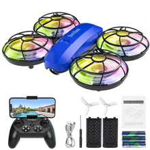 Load image into Gallery viewer, Drones for Kids with Camera, Rc Drone Indoor Small Helicopter, Birthday Gifts for Boys and Girls Beginners Friendly, Mini Quadcopter Toy