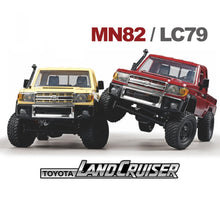 Load image into Gallery viewer, RC Truck 1/12 RC Rock Crawler 4x4 Toyota Land Cruiser Remote Control Pickup Off Road RTR 2.4GHz All Terrain with 280 Brushed Motor
