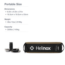Load image into Gallery viewer, Helinox Cot One Lightweight, Compact, Collapsible, Portable Camping Cot, Regular, Coyote Tan (2026)