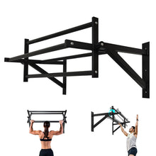 Load image into Gallery viewer, BDL Wall Mounted Rotating Pull Up Bar Speed Climbing Chin Up Bar