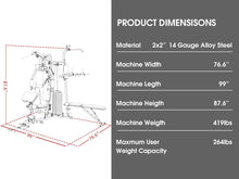 Load image into Gallery viewer, Home Gym SCM-1350 158LB Multifunctional Full Body Home Gym Equipment