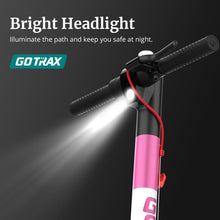 Load image into Gallery viewer, Ultra Electric Scooter, 8.5" Honeycomb Tire, Max 13 Mile and 15.5 Mph 300W Motor, Bright Headlight (Pink)