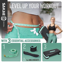 Load image into Gallery viewer, Adjustable Height Aerobic Stepper Set, Multiple Bundle Options