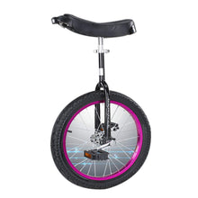 Load image into Gallery viewer, 24", Wheel Unicycle, One Wheel Bike, Leakproof Butyl Tire Wheel Cycling Outdoor Sports Fitness Exercise Health,Purple,24 ''