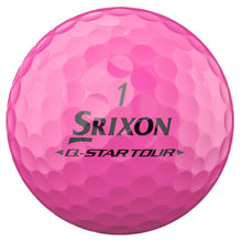 Load image into Gallery viewer, Srixon Q-Star Tour 6 Divide Golf Balls, White/Pink