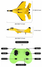 Load image into Gallery viewer, Remote Control Wireless Airplane Toy - 2023 New 2.4Ghz Su-35 RC Plane with Lights, Foam RC Fighter Plane Jet (Re)