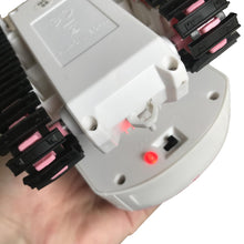 Load image into Gallery viewer, Pink RC Excavator, 6 Channel 2.4Ghz RC Construction Vehicle, 1:24 Scale Pink Excavator Toy with 360° Rotation, Light Sound and DIY Stickers