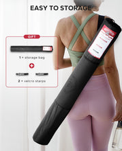 Load image into Gallery viewer, HAPBEAR Extra Large Yoga Mat - 72"x42"x6mm (1/4 inch), Non-Slip, Durable, Eco-Friendly, Thick Wide Exercise Mat for Home Workouts, Yoga, Pilates, Stretching, Meditation (Barefoot Exercise)