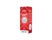 Load image into Gallery viewer, Callaway Golf Chrome Soft Golf Balls (360 Triple Track (White)