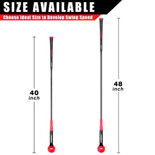 Load image into Gallery viewer, CHAMPKEY Golf Swing Trainer - Tempo & Flexibility Training Aids Warm-Up Stick Ideal for Golf Indoor & Outdoor Practice (Red, 40 Inches)