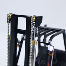 Load image into Gallery viewer, 1/14 RC Hydraulic Forklift Model Metal RC Wheeled Transfer Construction Vehicles Model Sound Light I6S Radio Controller