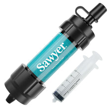 Load image into Gallery viewer, Sawyer Products SP340 Mini Water Filtration System, Filter and Cleaning Plunger only, Teal (Pack of 12)