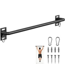 Load image into Gallery viewer, PAPABABE Wall Mounted Pull Up Bar (Black 36 inch)