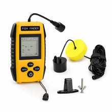 Load image into Gallery viewer, Portable Fish Finder Handheld Sonar Fish Depth Finder for Kayak, Boat, Ice, Shore Fishing, 328ft/100M Depth Range | LCD Display, Fish Alarm