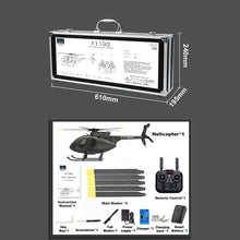 Load image into Gallery viewer, rcxperts YU Xiang F119S MD500 Remote Control Helicopter, 1/16 2.4G 9CH 250-Class 6-Axis Gyro Military RC Helicopter