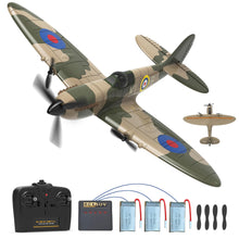 Load image into Gallery viewer, RC Plane 3 Channel Remote Control Airplane, 2.4GHz 6-Axis Gyro Stabilizer RTF Glider, Easy to Fly for Kids 8-12 Beginners