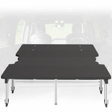 Load image into Gallery viewer, Life Finds Sleeping Platform Storage System Designed for Rivian R1S Vehicles, Folding Platform with Underneath Storage, Black, LF-R1SP
