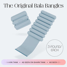 Load image into Gallery viewer, Bala Bangles Wrist & Ankle Weights for Women & Men - 3 lb Adjustable Weighted Bands - Sea
