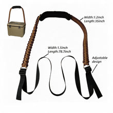 Load image into Gallery viewer, Adjustable Paracord Strap for Engel Cooler, Comfort Shoulder Pad & Buckles