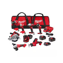 Load image into Gallery viewer, Milwaukee M18 18V Cordless Power Tool Combo Kit, 8-Tool Set, 3 Batteries, 2 Tool Bags, Charger Included