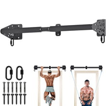 Load image into Gallery viewer, Kipika Heavy Duty Wall Mounted Pull Up Bar - (32" Straight Type & Foam-padded Handles)