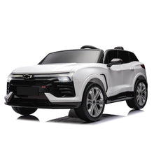 Load image into Gallery viewer, 2-Seater Licensed Blazer Ride On Car Toy with Parent Remote Control and Music Player - Electric Car for Kids Ages 3-8, White