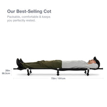 Load image into Gallery viewer, Helinox Cot One Lightweight, Compact, Collapsible, Portable Camping Cot, Regular, Coyote Tan (2026)