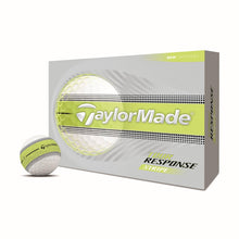 Load image into Gallery viewer, TaylorMade Tour Response Golf Balls, Yellow Stripe, 1 Dozen