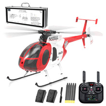 Load image into Gallery viewer, rcxperts YU Xiang F119S MD500 Remote Control Helicopter, 1/16 2.4G 9CH 250-Class 6-Axis Gyro Military RC Helicopter