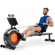Load image into Gallery viewer, Dripex Rowing Machines for Home - Black/Orange