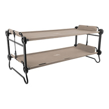 Load image into Gallery viewer, Disc-O-Bed Extra Large Portable Bunk Camping Cots with Carry Bags, Tan