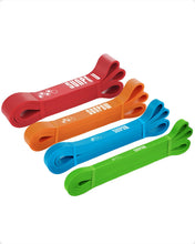 Load image into Gallery viewer, SUNPOW Pull Up Assistance Bands, Set of 4 Heavy Duty Resistance Bands for Men & Women, Natural Latex Exercise Bands for Pull-Up Progression, Home Workout, Strength Training, Mobility & Stretching