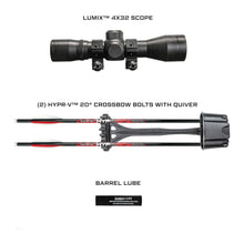 Load image into Gallery viewer, Killer Instinct BOSS-X Crossbow Bundle with Lighted Bolts and Broadheads