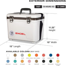 Load image into Gallery viewer, ENGEL UC13 13qt Leak-Proof, Air Tight, Drybox Cooler and Small Hard Shell Lunchbox for Men and Women in Fighting Lady Yellow