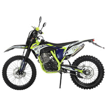Load image into Gallery viewer, 250cc Dirt Bike with All Lights and 5-Speed Manual Transmission, Electric/Kick Start! Big 21"/18" Wheels! Zongshen Brand Engine! (Green)