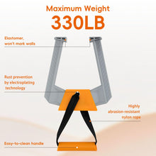 Load image into Gallery viewer, Portable Pull Up Bar for Doorway - Orange and Grey